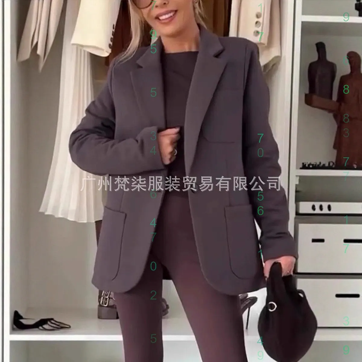 

Fashion Blazer Cardigan Jacket Open Front Slim Fit Casual Blazers Spring Summer Tops
