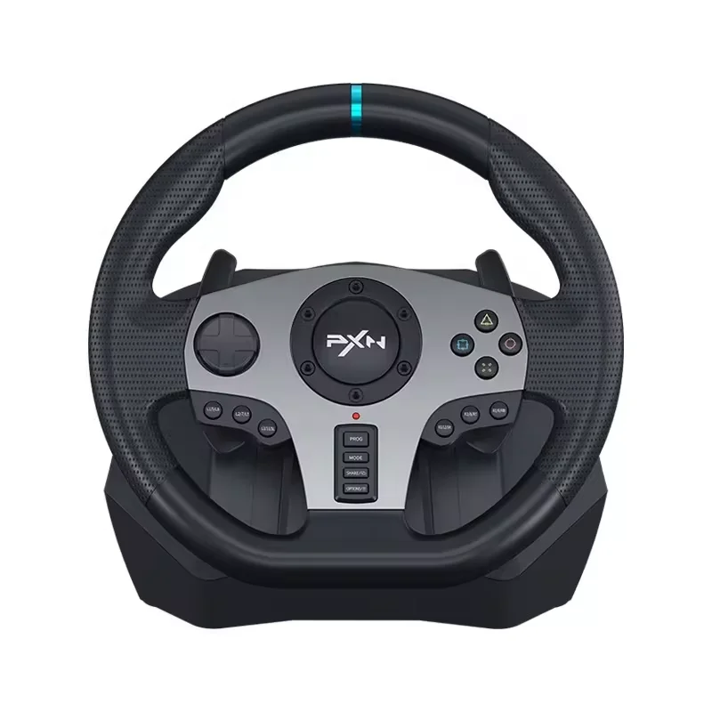 

Hot PXN-V9 game steering wheel for Xbox one/Switch/Ps3/Ps4/PC Dual motor V9 steering wheel game wheel