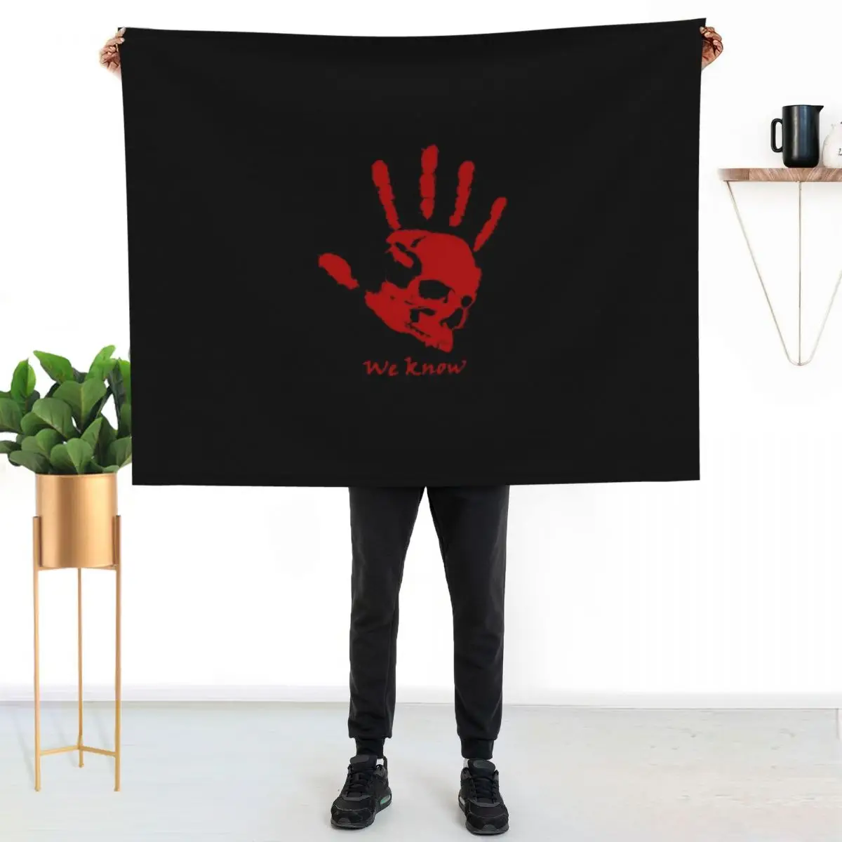 Dark brotherhood logo high quality Throw Blanket Blankets For Baby Sofa Throw Polar Plaid Camping Winter beds Blankets