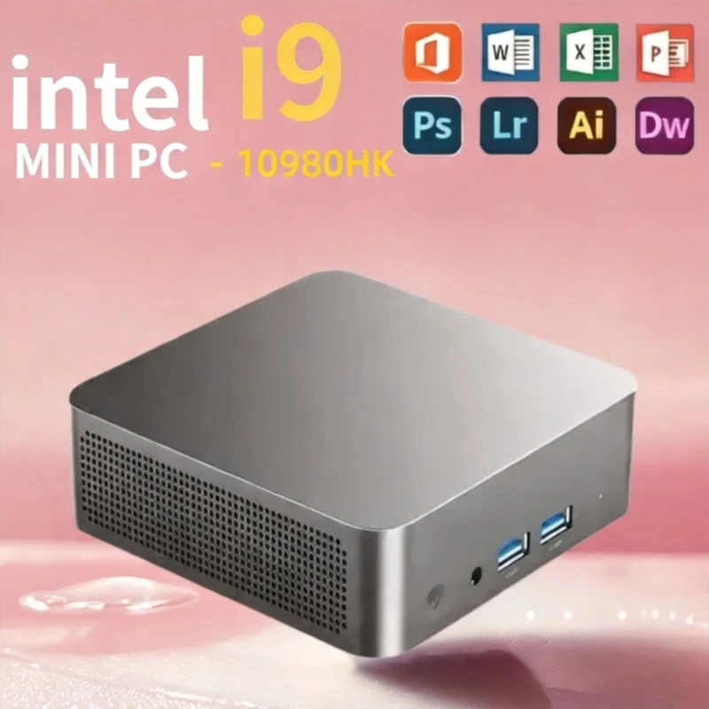 New Mini PC Windows 11 Pro Intel Core i9‑10980HK 32GB RAM 1TB/2TB SSD WIFI 6 BT5.2 4K HD Gaming Office Study Computer