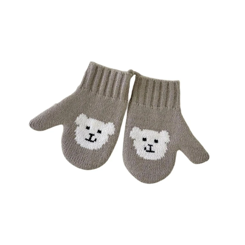 

J15U Reusable Loss Proof Toddler Gloves Feature Neck Strap Age 2-5T Soft Warm Fabric