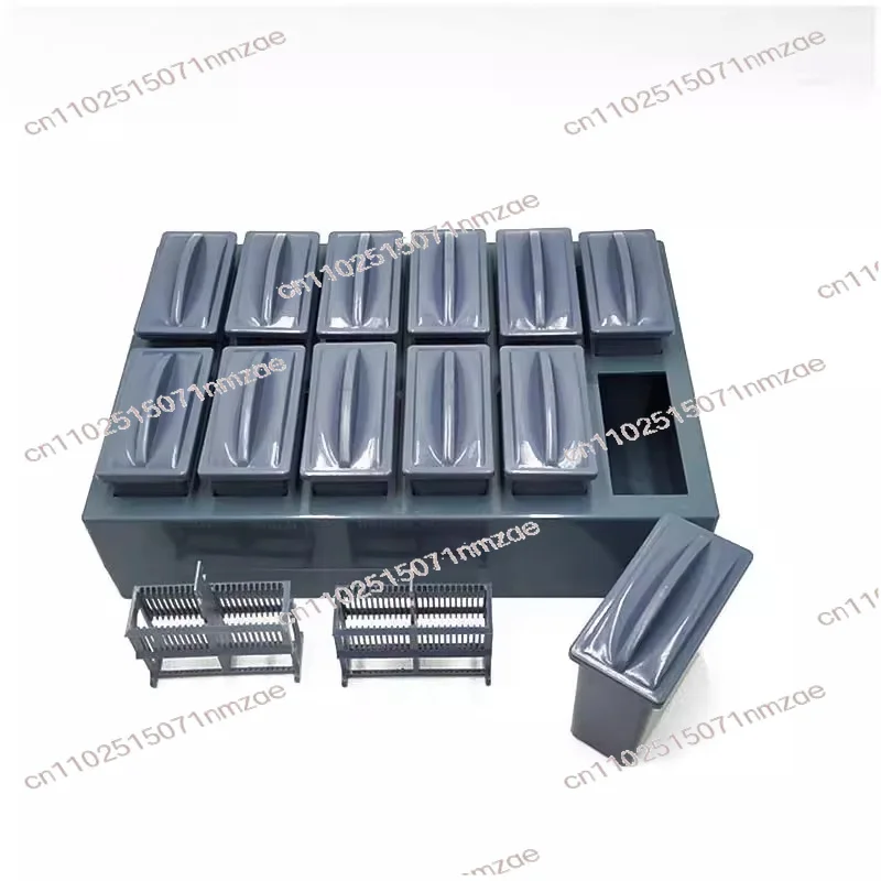 24-piece-lab-slide-staining-jar-rack-set-customizable-staining-jar-combination