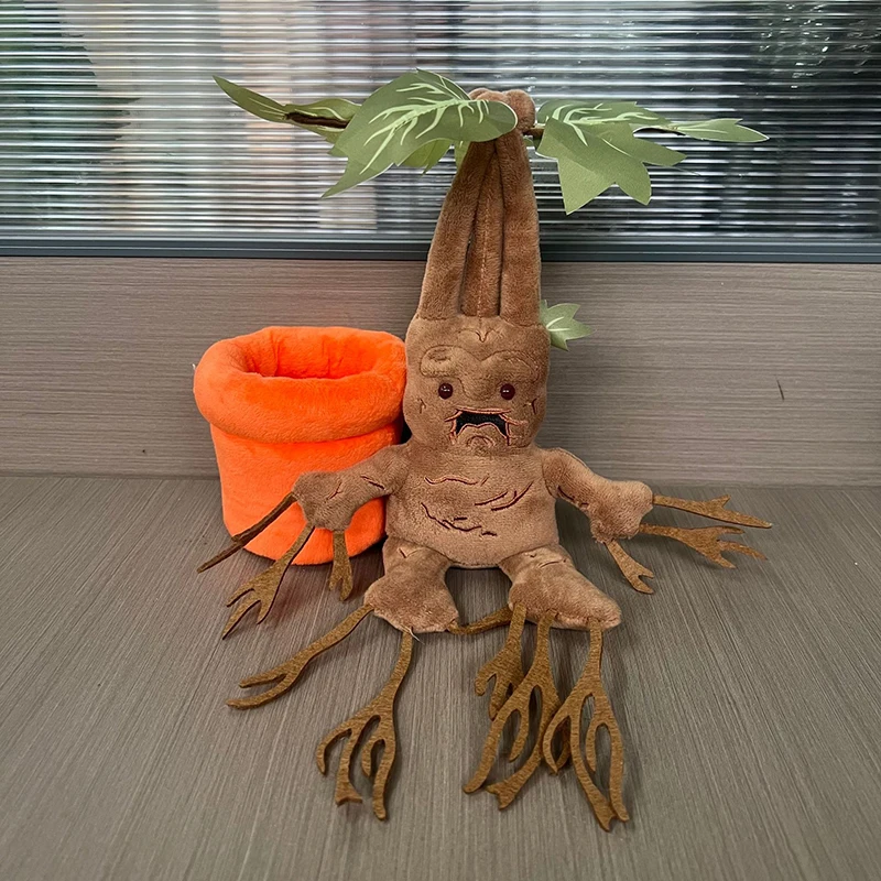 New Mandrake Plush Toy Cartoon Soft Stuffed Anime Plush Doll For Kids Birthday Christmas Gift Home Decoration Fans Collect Gift