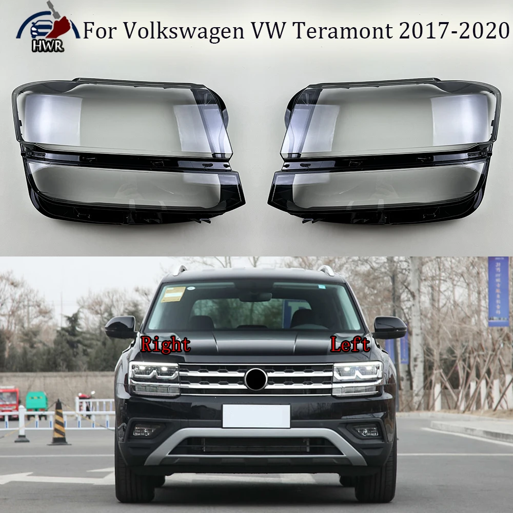 

Headlight Shell Transparent Lampshade Headlamp Cover Lens Plexiglass For Volkswagen VW Teramont 2017 2018 2019 2020 High