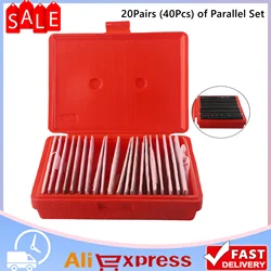 20Pairs (40pcs)Parallel Set Manufactured Parallel Pad Gauge Block CNC Milling Pads 1/2-1-11/16