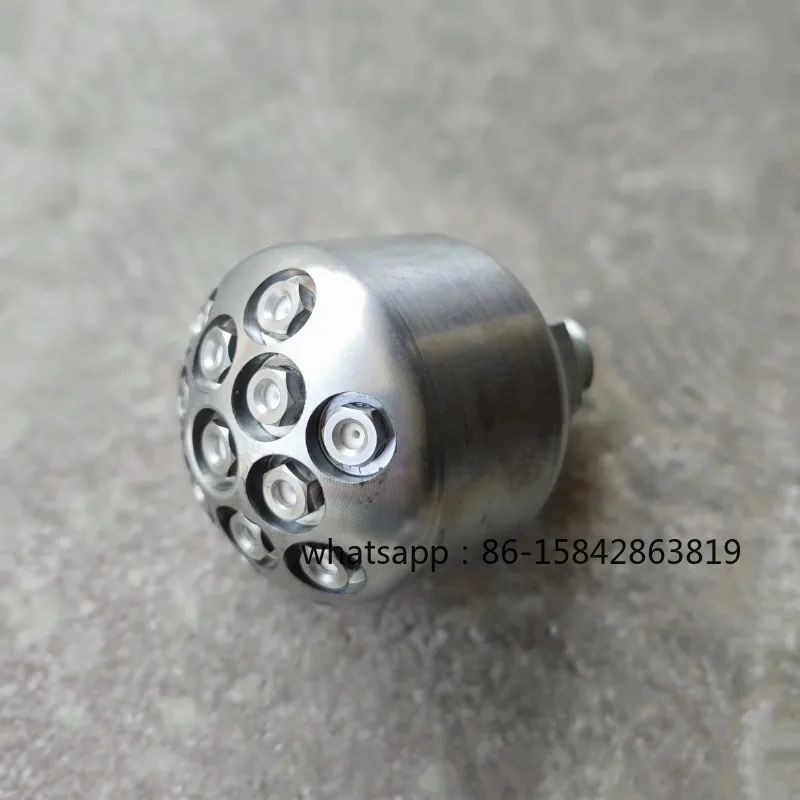 High Pressure Stainless Steel Dredging Sewage Pipe Cleaning Nozzle Spraying Stainless Steel Ceramic Nozzle