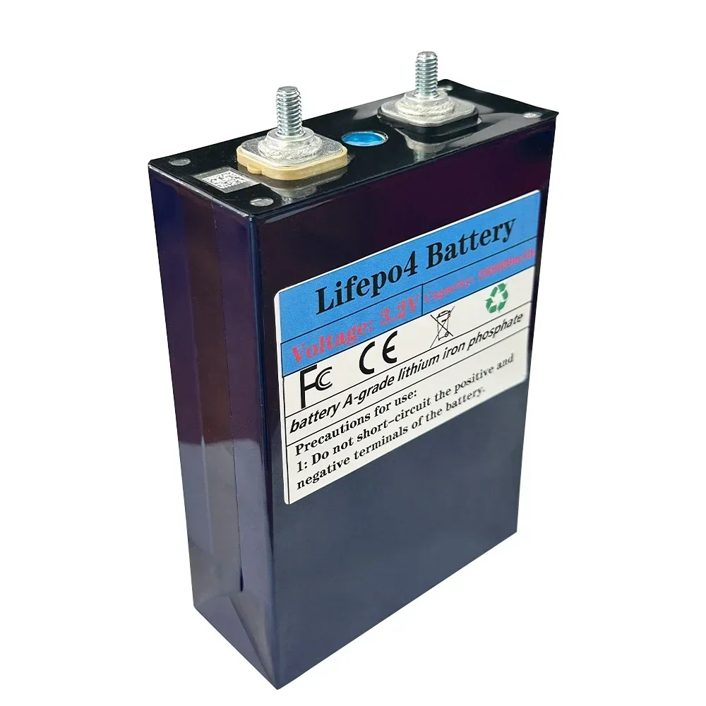 3.2V 280AH LiFePO4 Battery Rechargeable Cells for Solar Energy DIY Lithium Battery Pack Home Power 12V  in Stock