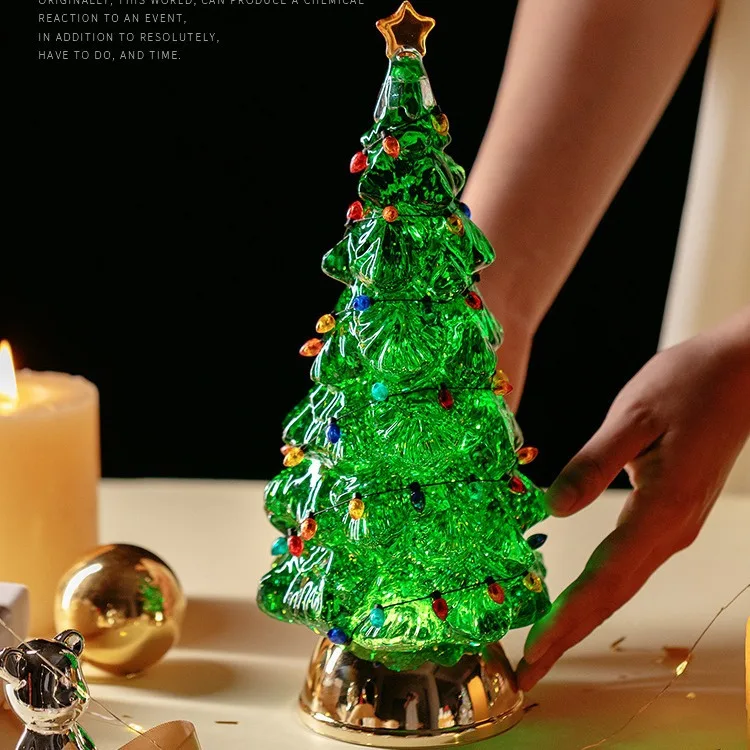 2024 Christmas, light string Christmas tree, cross-border Christmas decoration luminous Christmas tree ornament atmosphere arran