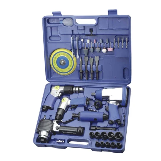 RP7843 High Technology Excellence Pneumatic Tool Kit Other Tools Pneumatic Tool Kit with Impact Wrench and Hammer Grinder