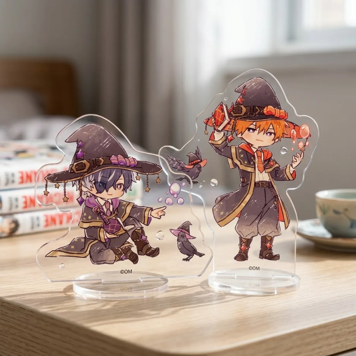 Anime Obey Me! Nightbringer Acrylic Stand 10cm, Beel Figure, Nice Present For Side Cabinet Decor, Birthday Holiday Otak Keychain