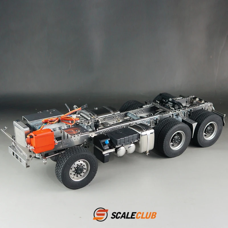 Scaleclub 1/14 TGX Trailer 6x4 6x6 Full Metal Chassis Frame FH16 Truck Model Hobby