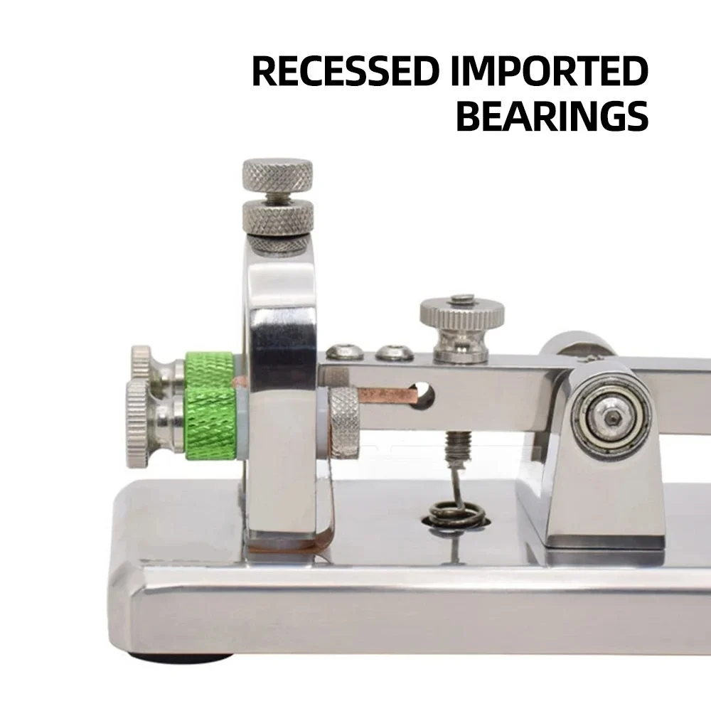 

2026 Long Pole Manual Button CW Morse Reporting Hand Button DIY Communication Tools