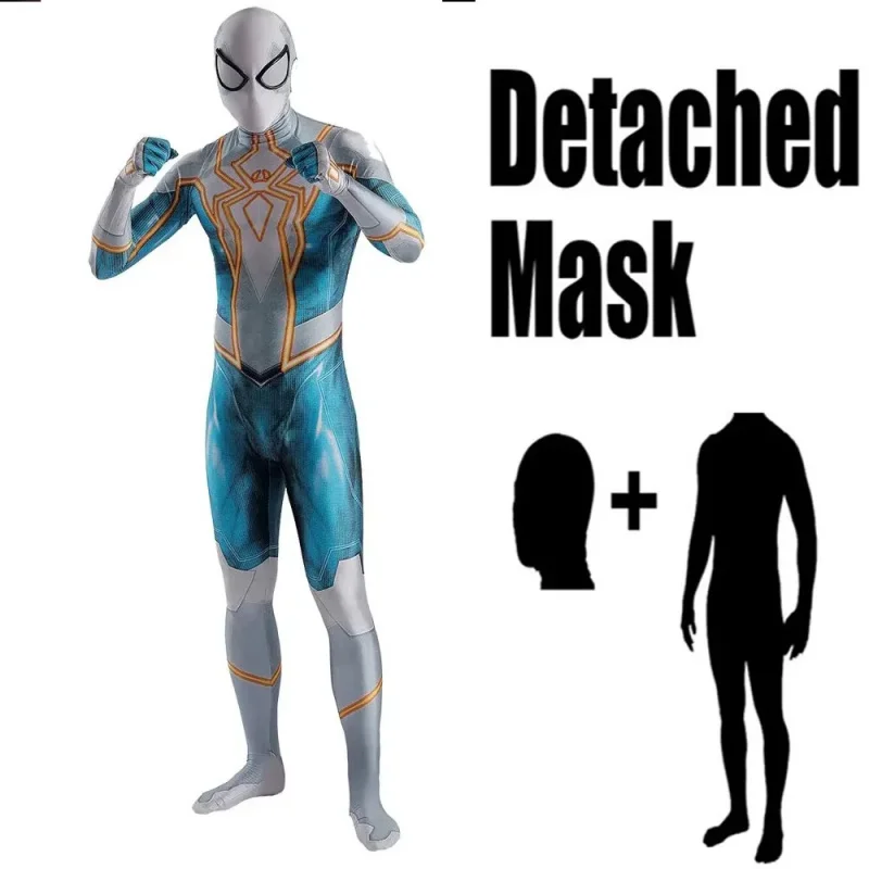 

★Halloween Cosplay Costume Adults Threats Menaces Spider Superhero Full Bodysuit Zentai Second Skin ♥ All corners of the country