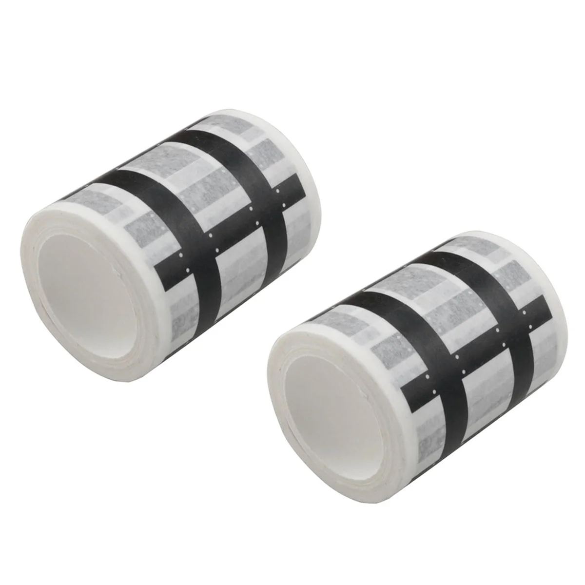 

AA98 2pcs 33 Feet Black Art Journal Scrapbook Planner Tape Kids Cartoon DIY Road Track Traffic Paper Tape
