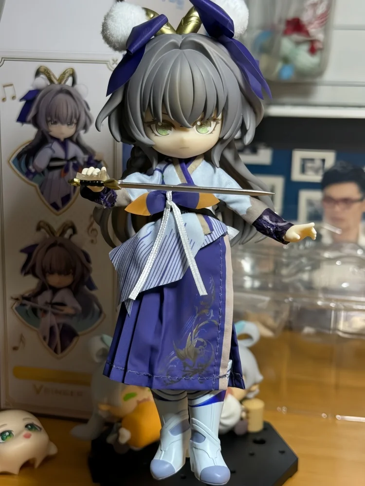 

Original VSINGER Vsinger Luo Tianyi Qiu Meng Tianyi 18CM Collection Anime Doll 1/12 mjd Scale Action Figure Toys Chinese classi