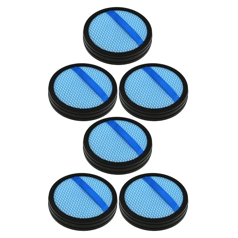 モーター用の洗えるHEPAフィルター,プレフィルター,掃除機アクセサリー,fc6409,6408, 6170, 6401, 6402, 6404, 6個