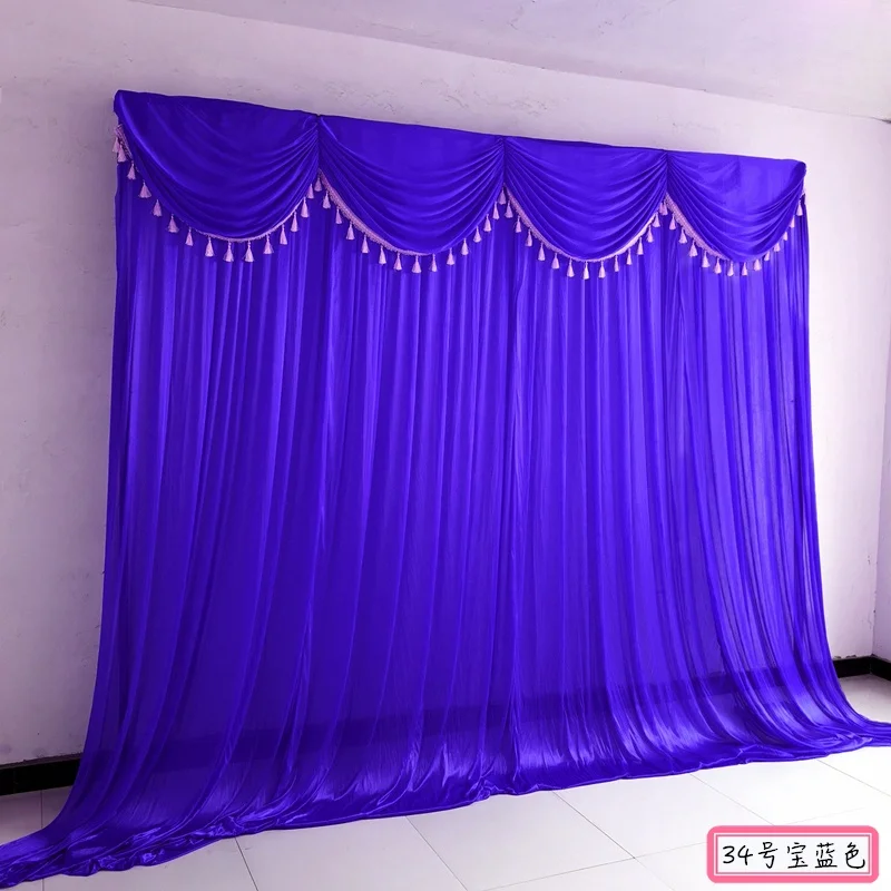 

Luxury Theater Stage Golden Tassel Curtain Background Black Curtain Backdrop for Events Graduation Prom Wedding Ceremony Decor
