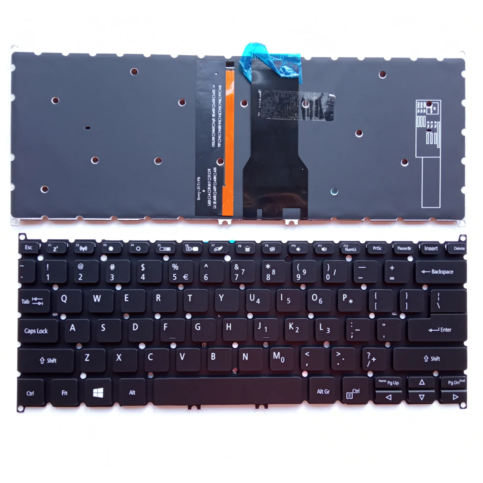 

New For ACER SF114-32 SP513-51 SP513-52N SP513-53N US Laptop Keyboard Black