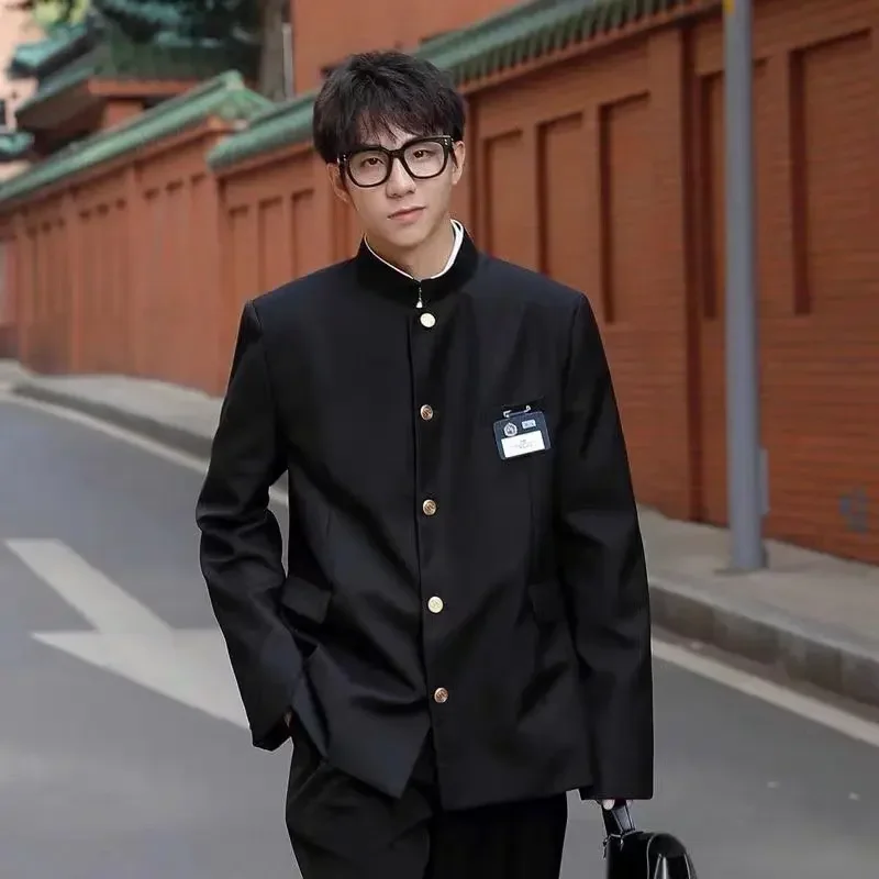 Japanese Style School Uniform Dk Blazers Men's Western-style Suit Streetwear High Coolness Fashion Matching Explosion Streetsuit