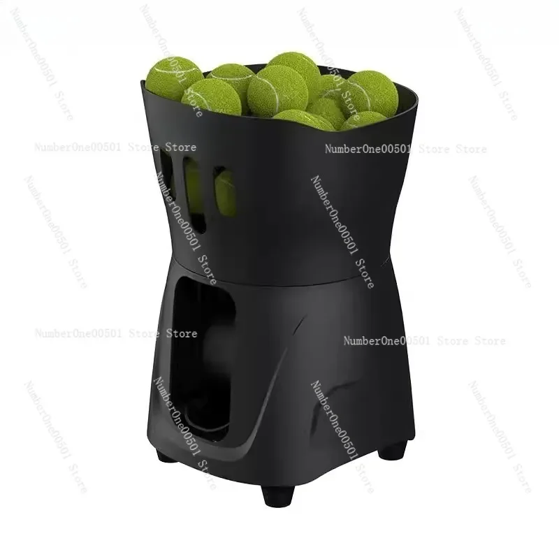 PT-Mini Mini Electric Tennis Ball Machine Portable Indoor Tennis Trainer Self Throw Practice Device