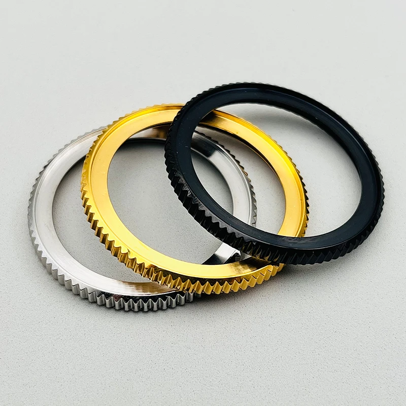 41mm High Quality Gear Stainless Steel Watch Case Bezel Rims Fits Seiko SKX007 SKX009 SKX011 SRPD Watch Replace Repair Parts