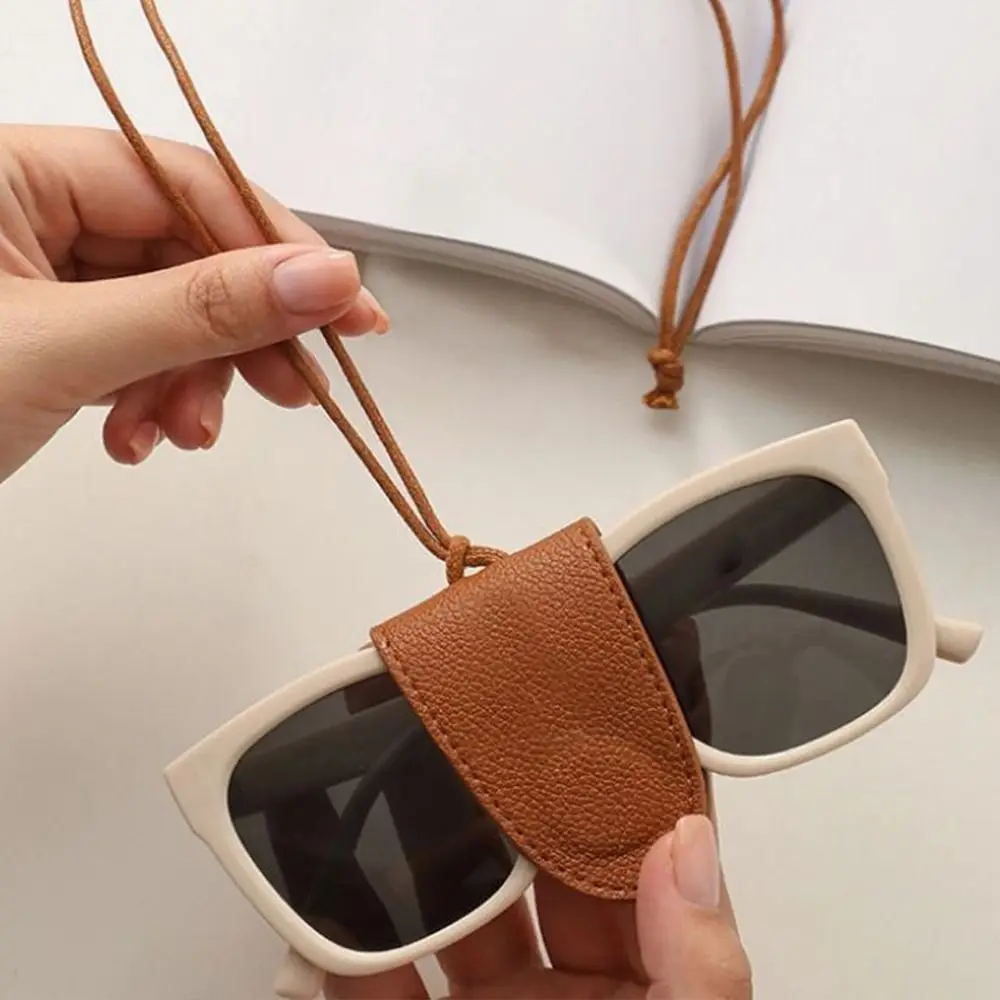 Portable Anti Fall Leather Glasses Storage Sunglasses Chain Eyewear Lanyard Sunglasses Storage Rope