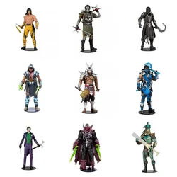 McFarland Mortal Kombat Shao Kahn Liu Kang Scorpion Noob Saibot Sub-Zero Spawn 7 Inches Authentic Toy Model Figurines