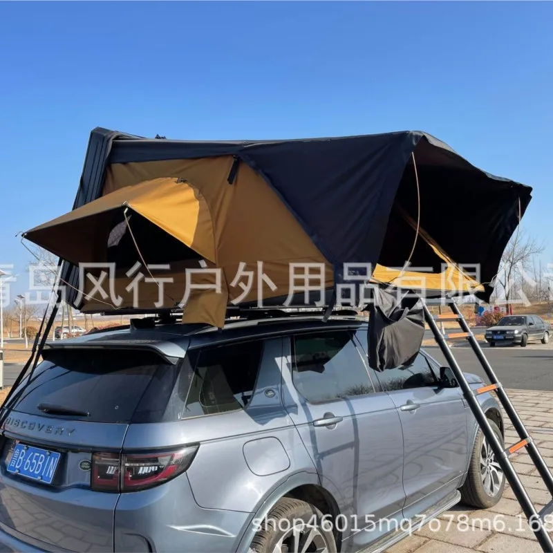 Палатка Туристическая Aluminum Alloy Side Opening Roof Outdoor Self Driving Picnic Folding Breathable Car Roof Tent