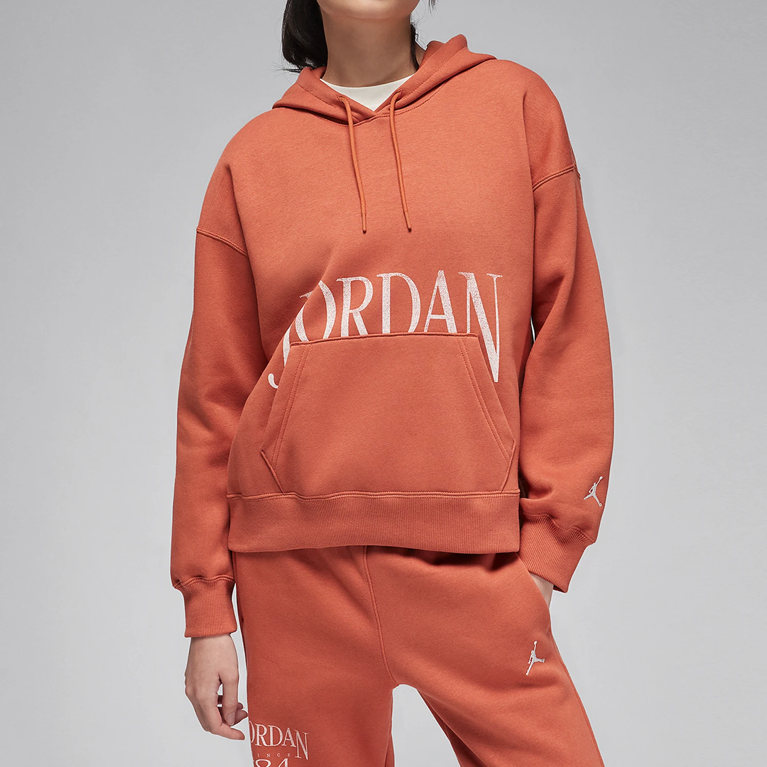 

Nike genuine Jordan Women's New Hooded Knit Sweatshirt FN5435-209