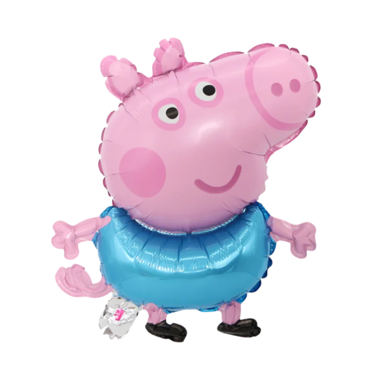 Peppa Pig Cartoon Series Balloon Set Children's Birthday Party Toys Decorative Aluminum Film Balloon Party Supplies view 3