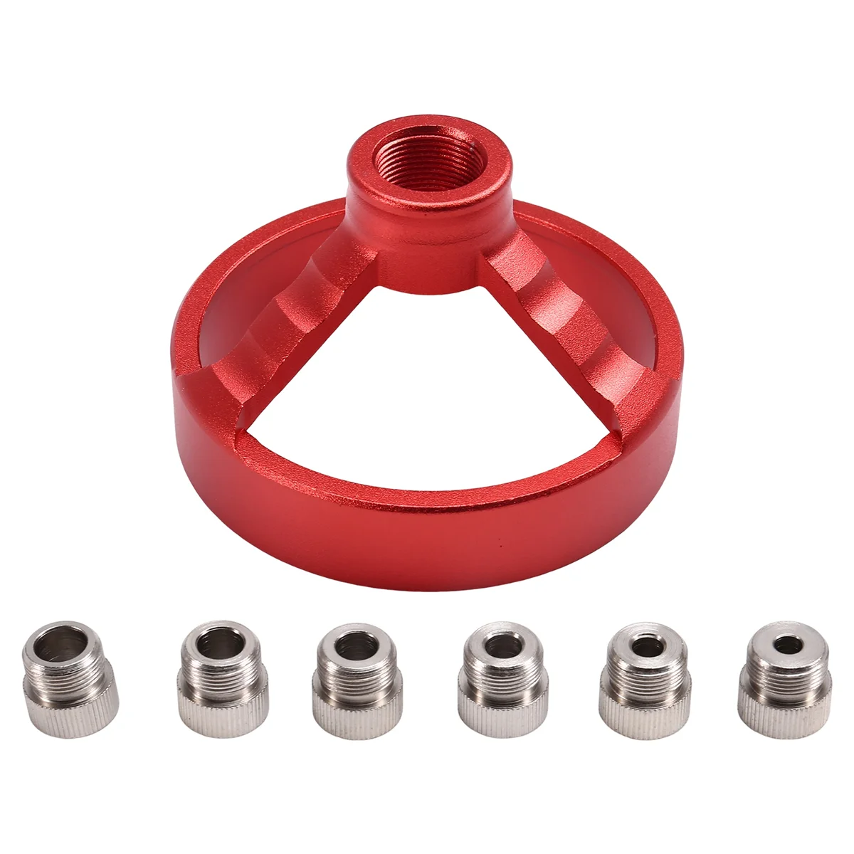 ABLG 90 Degree Drill Guide 5/6/7/8/9/10mm Drill Bit Hole Puncher Locator Jig Hinged Hole Opener Woodworking Tools Red