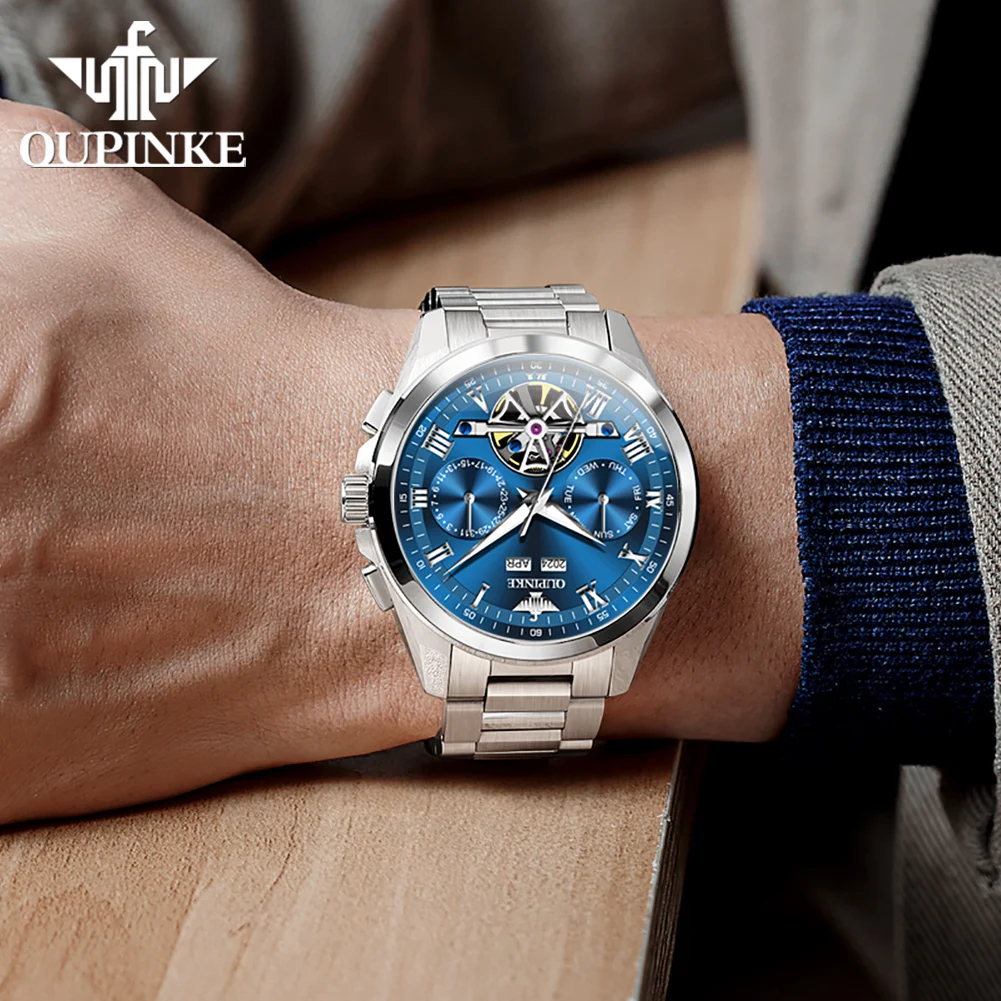 Jam Tangan Pria OUPINKE 3281 S - Omega Watch Constellation ulasan dan harga