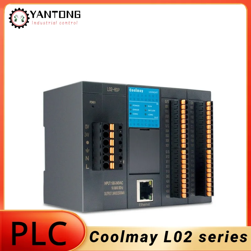 Coolmay L02 Plc Series Host Support Analog/weighing/temperature Expansion Module For Modbus Ruu Rs485 Can Interface Replace Fx3u