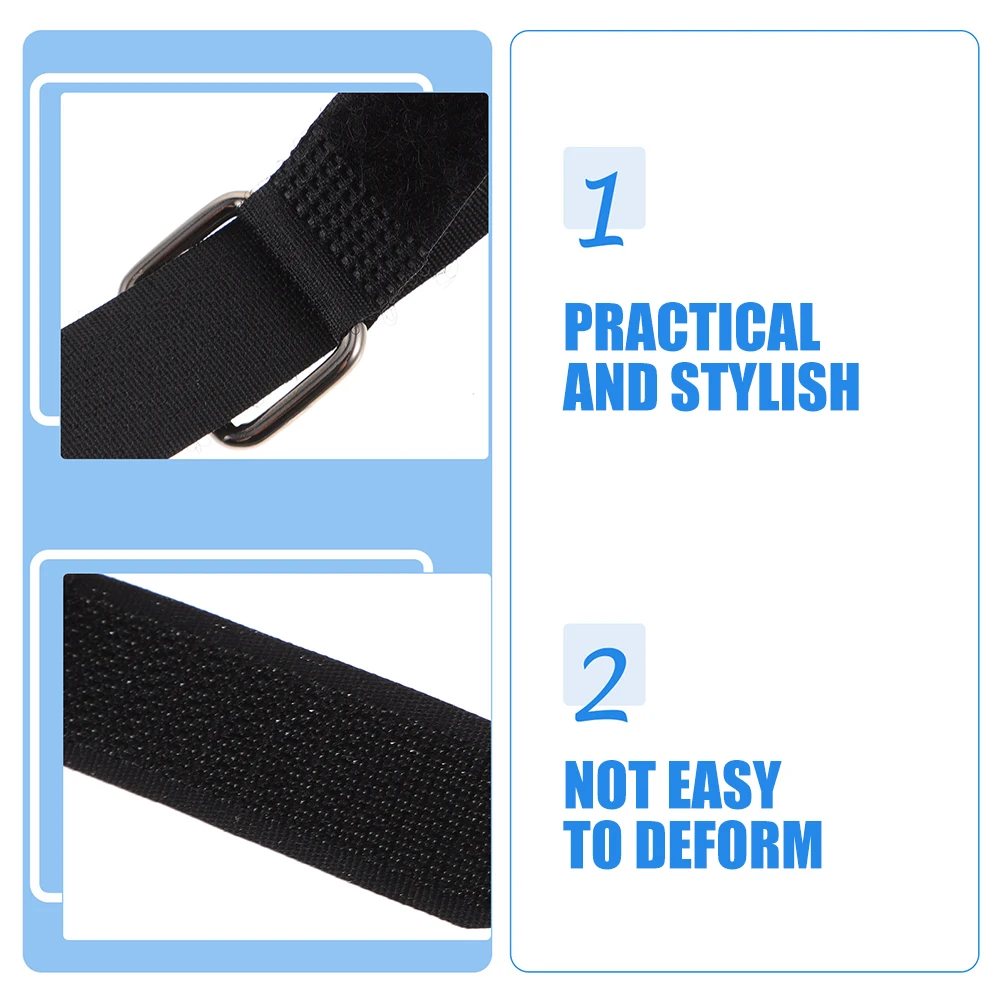

25pcs Black 2cmx30cm Catchers Gear Strap for Baseball Shin Guard Replacement Straps Leg Guards Adjustable Buckle Metal