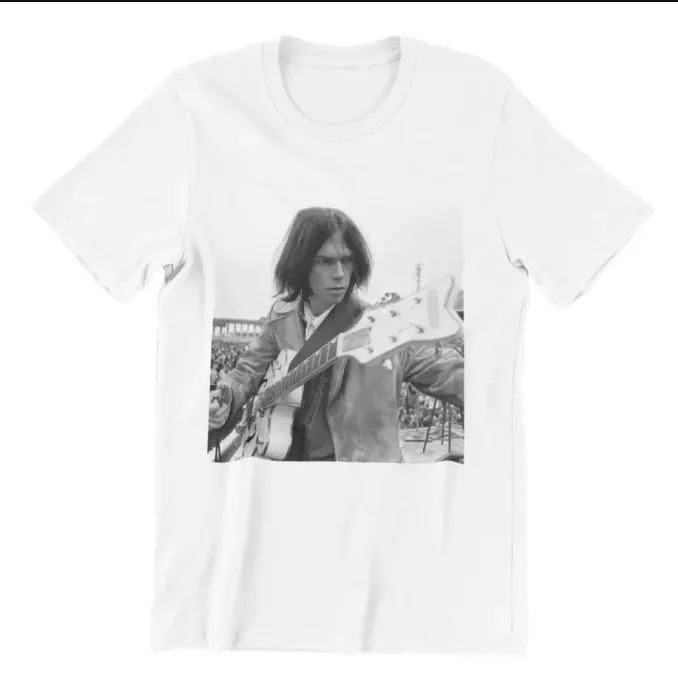 

Neil Young Shirt T shirt, Funny Father Hot- Cotton New Shirt Father Gift.