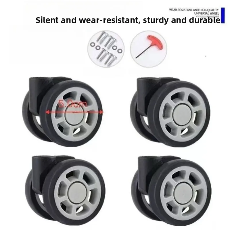 Replacement Suitcase Wheels for RIMOWA Salsa Series 64mm Silent Spinner Caster Wheels
