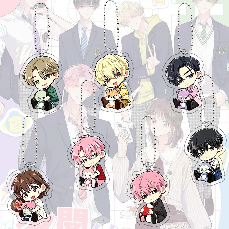 Llavero de acrílico de Tamon-kun Ima Docchi, colgante decorativo de anime y