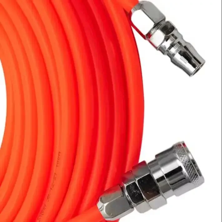

1pc Air Pipe Hose Pneumatic Straight Pipe Air Compressor Pump Hose 5x8mm Tube Wi/ Quick Connector Environment With High Low Temp