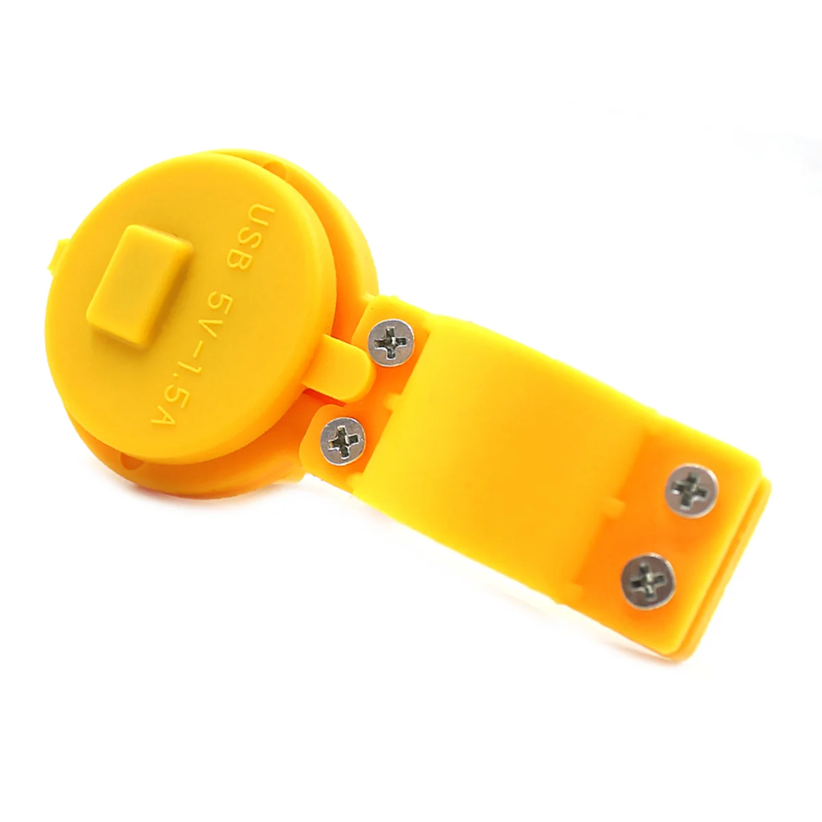 Phone Chargers Motorcycle USB Port Power Supply Scooter Waterproof 15A Yellow