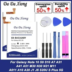 EB-BA516ABY Battery For Samsung Galaxy Note 10 S9 S10 A7 A31 A41 A51 M30 N30 N21 M11 A011 A10 A20 J1 J6 S20U S Plus 5G+Tool