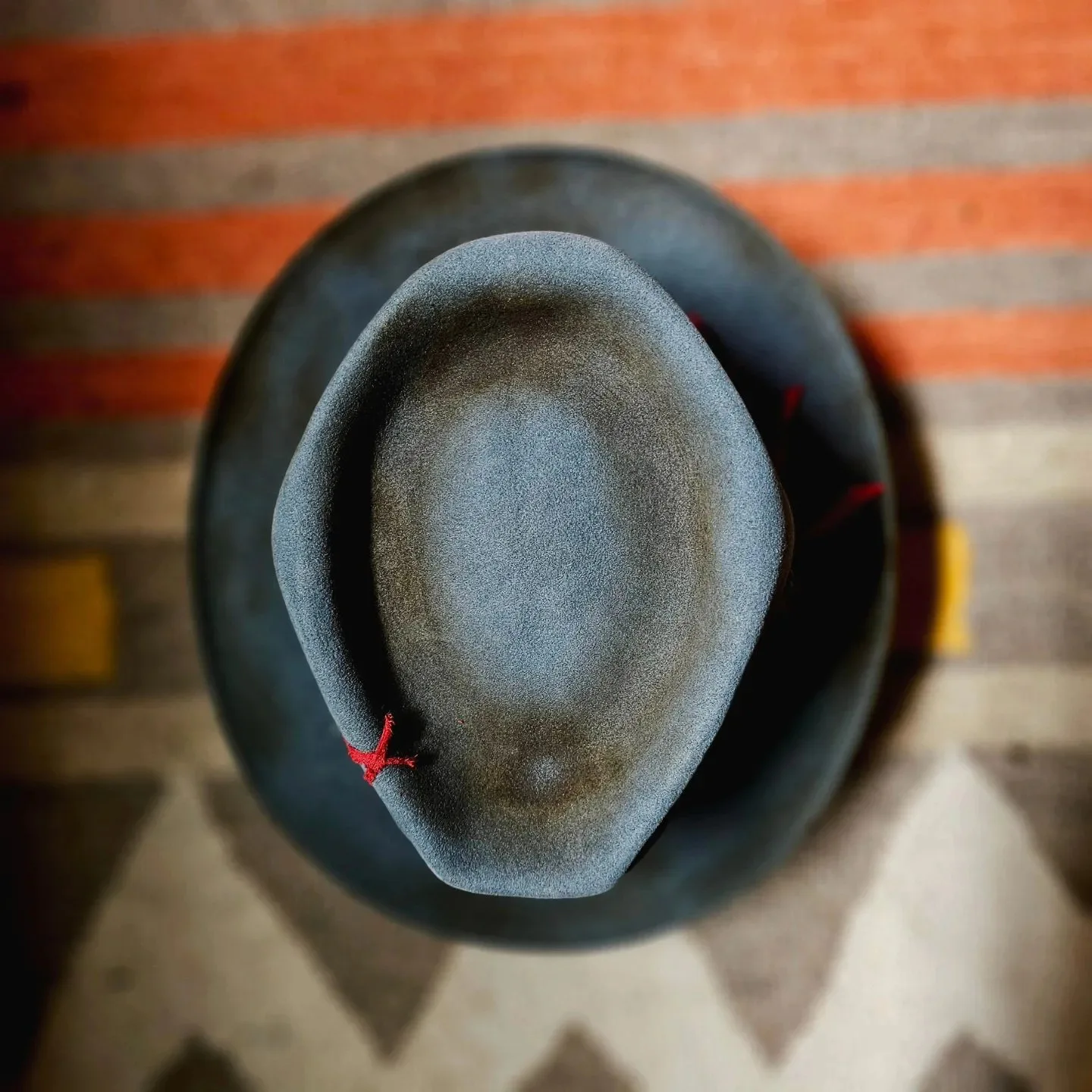 Retro Distressed Style Wool Hat European and American Fashion Pure Wool Felt Hat