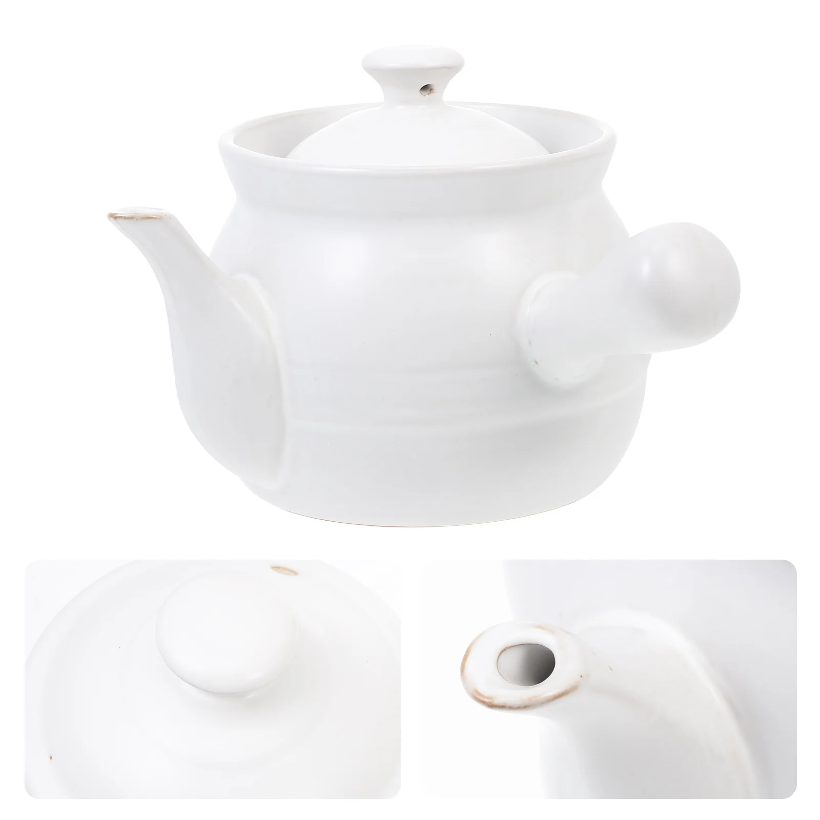 

Керамическая кастрюля для китайской медицины, термостойкая аптечка с большим носиком для дома, традиционная подготовка трав