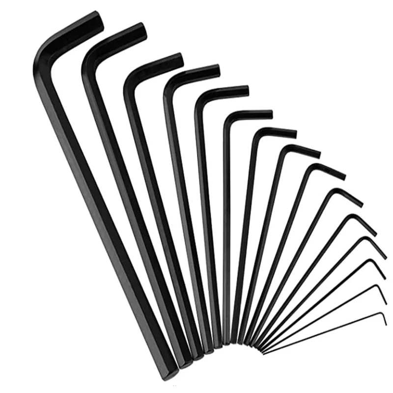 Allen Wrench Set Hex Key Set Multifunctional L Shape Wrench Set Inch/Metric MM Chromium-vanadium Steel Spanner Manual Hand Tools