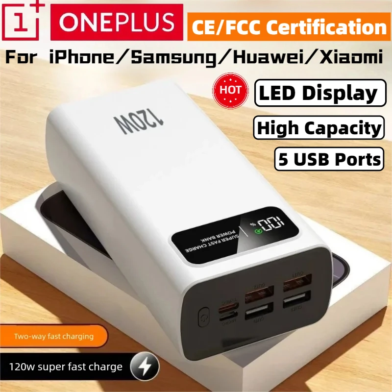 Power Bank ONEPLUS 200000mAh 120W 6.23€