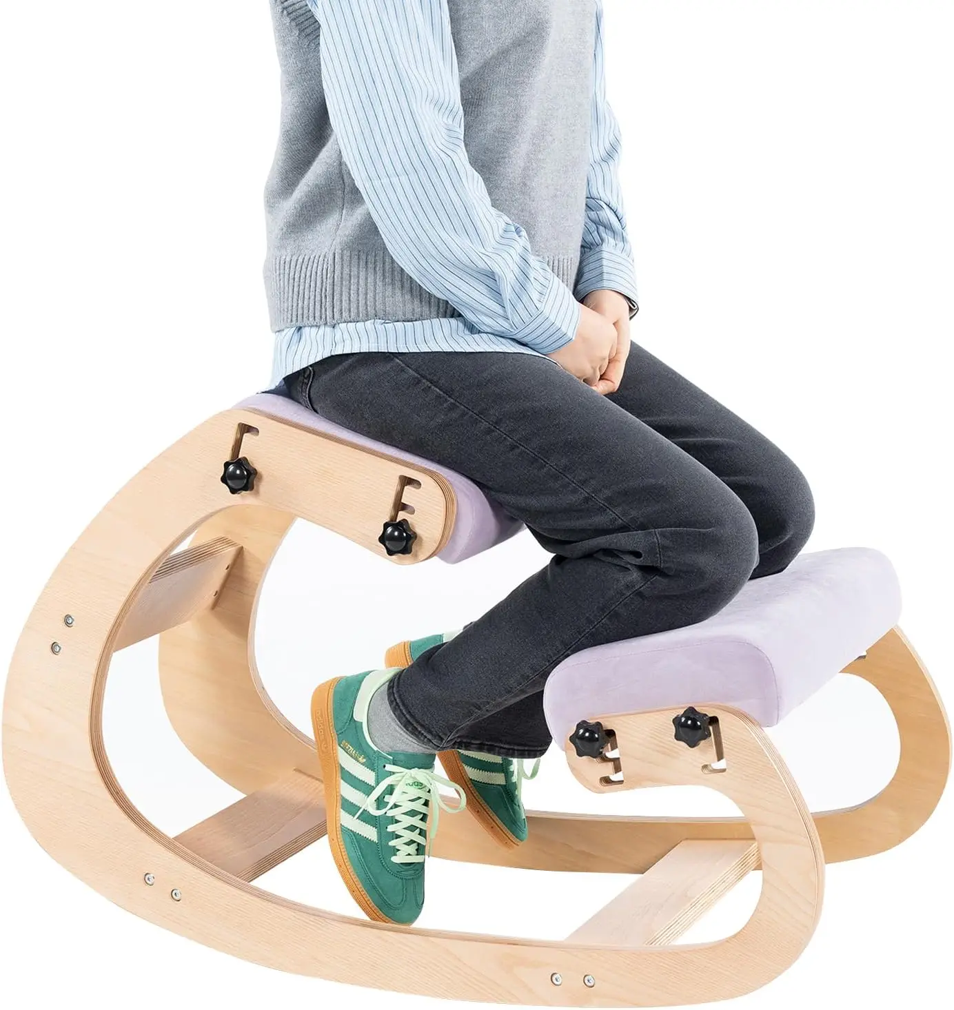 

Эргономичный коленный стул для офиса, вращающийся стул на коленях, письменный стол, регулируемые стулья для снятия боли в шее или спине, балансировка