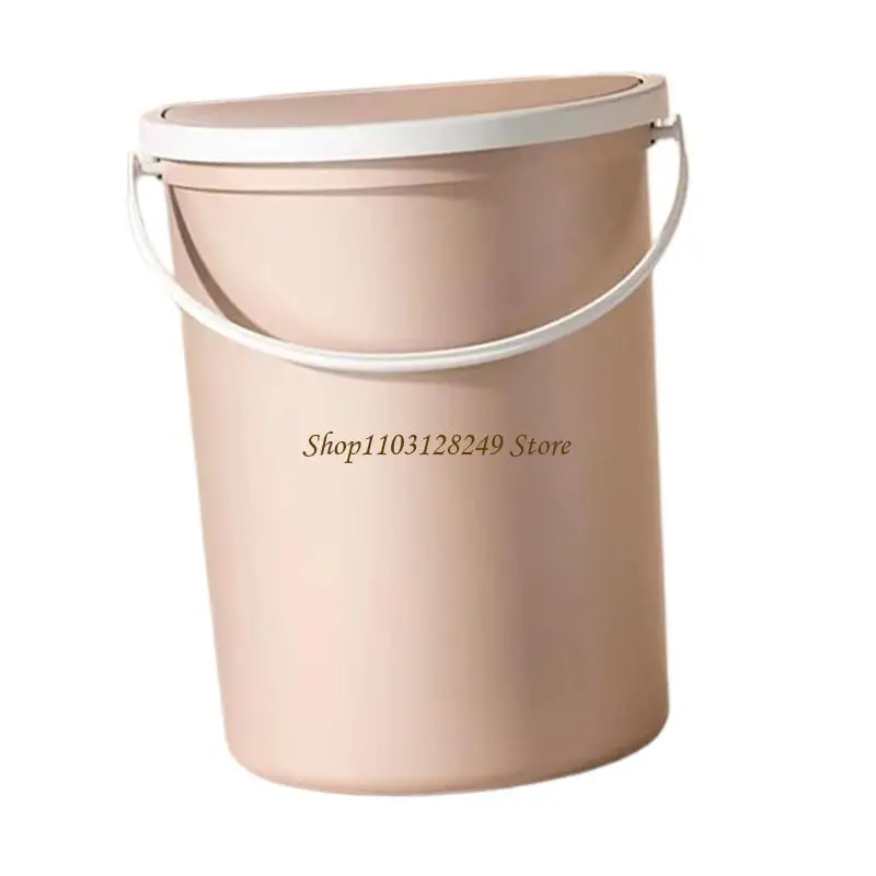 N5KD Wall Mounted Trash Can Waste Bin With Lid For Trailer Motorhome Campers Caravans Boat Use 10 Liter Plastic Garbage Bin