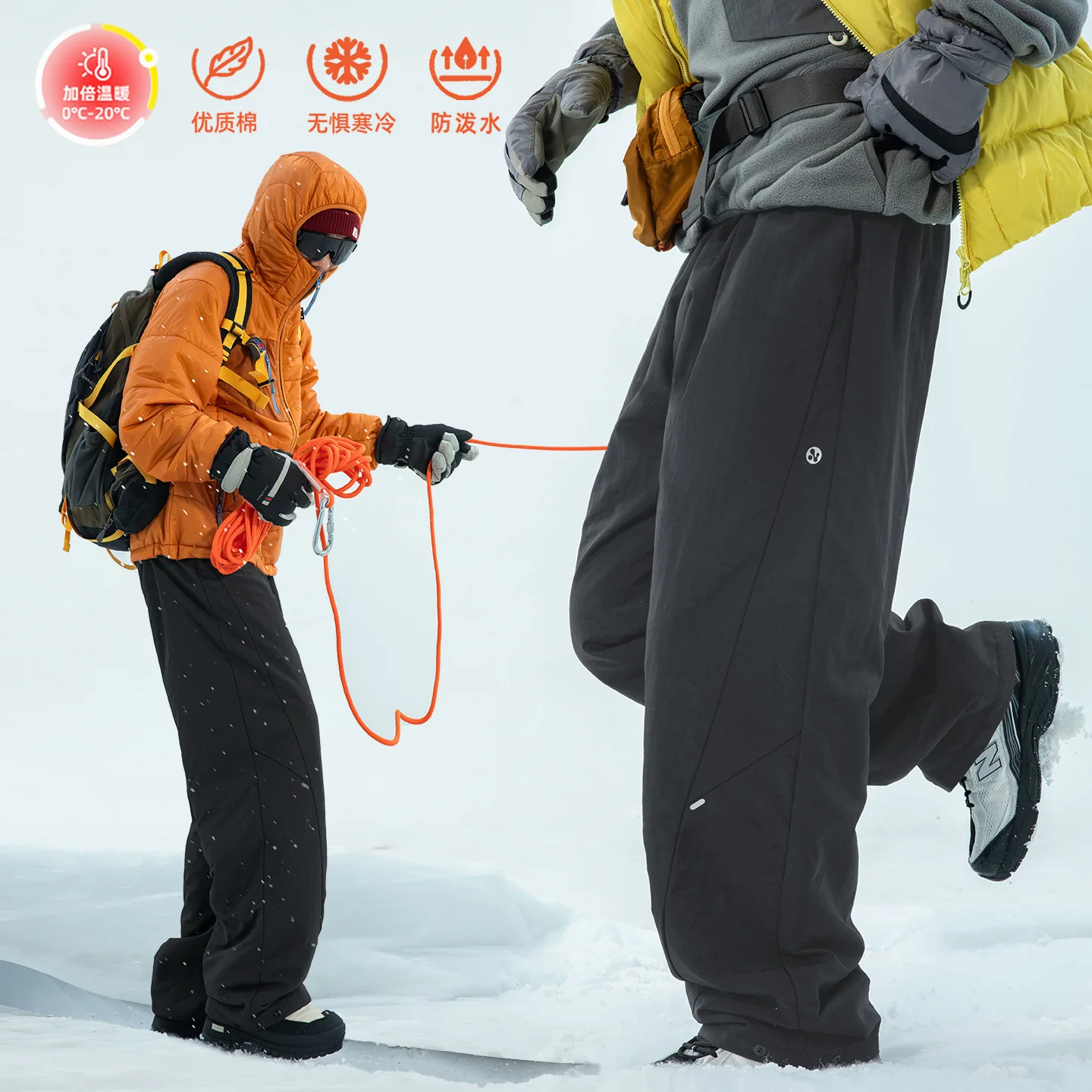 

Men's Winter Split Pleated Cotton Pants Men's Wear Thick and Warm Casual Long Pants Handsome Versatile Fashion Men's Clothes