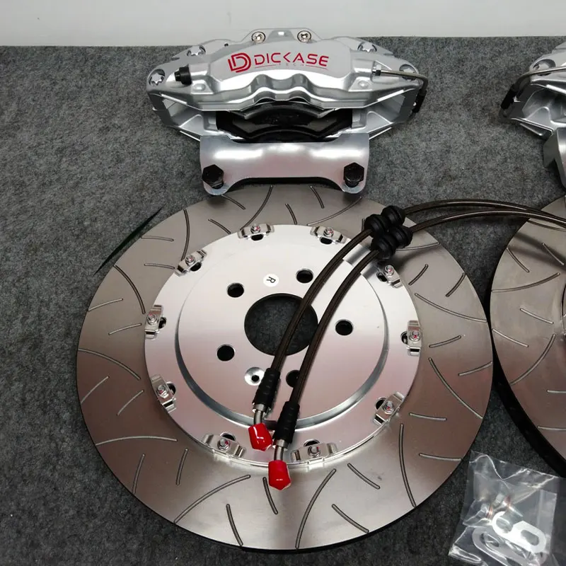 Dicase Silver 6 Pot Big Brake Caliper Kits with 380mm Disc Rotor for Mercedes-Benz C200R W203 W204 W207