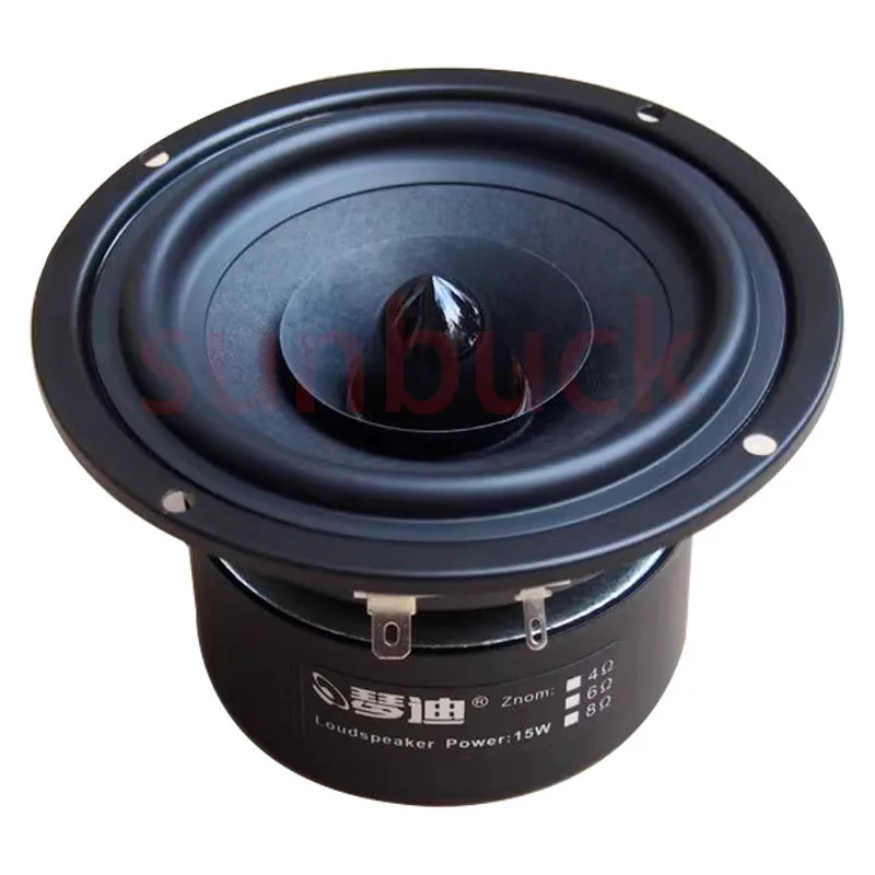 4 inch 15W Speakers 4 6 ohms  8 ohms Full Frequency LoudspeakerDual Magnetic Anti Magnetic  Hifi  Sound Speaker Audio