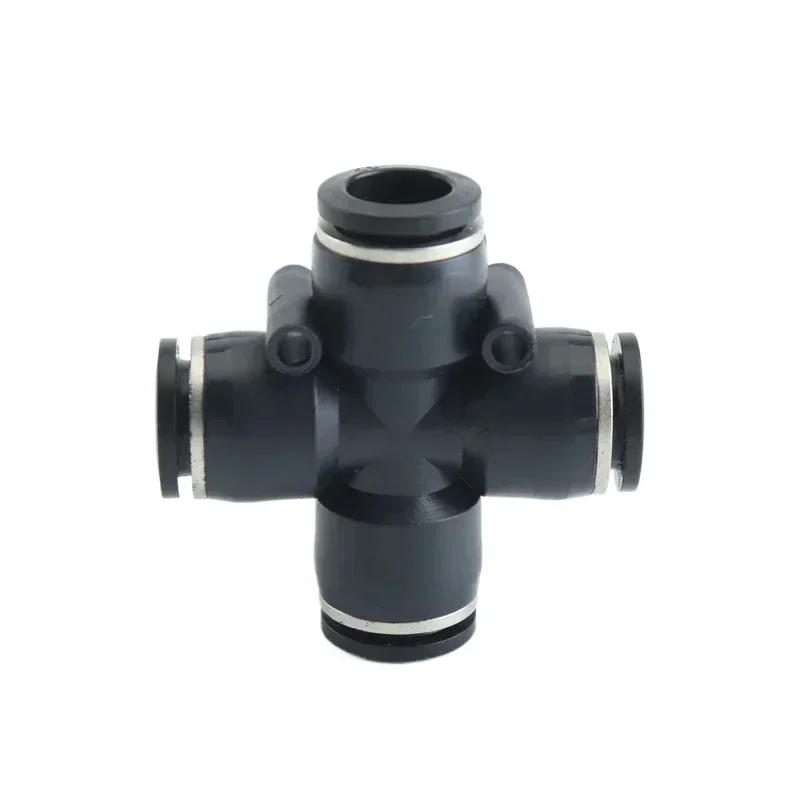 HEBAI Black Pneumatic Fittings Pipe Connector Tube Air Quick Fittings 3/4/5/6/8/10/12/14/16mm PU PY PK PE PV SA HVFF PZA PM PP - Image 6